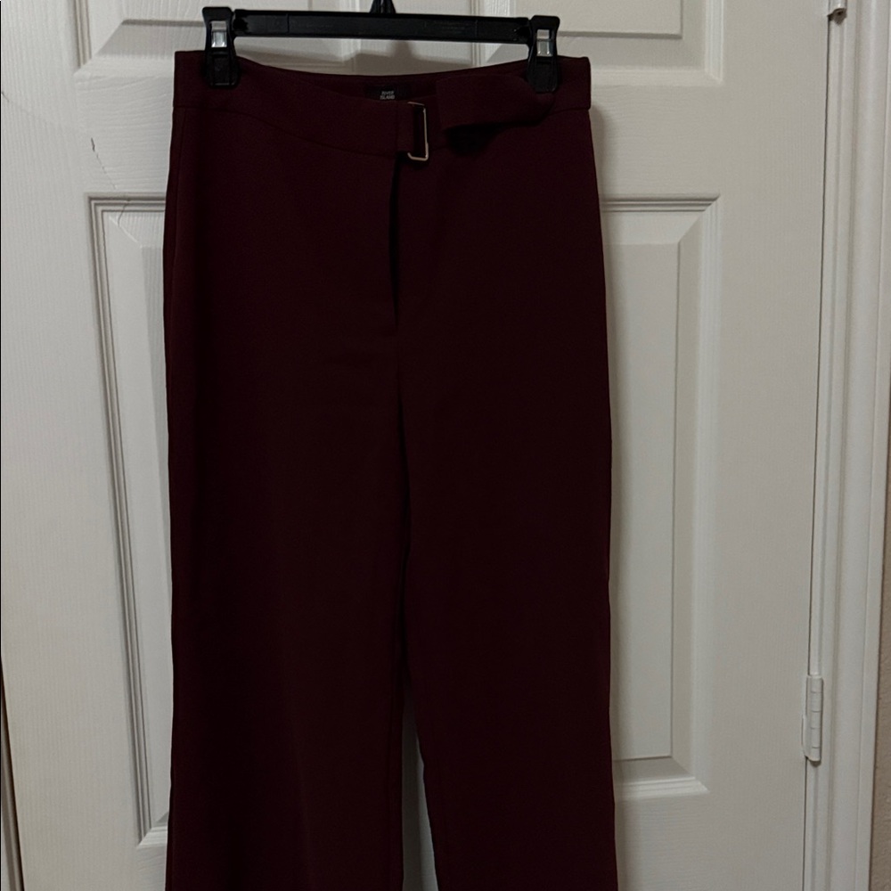River Island Deep Red Women's Trousers